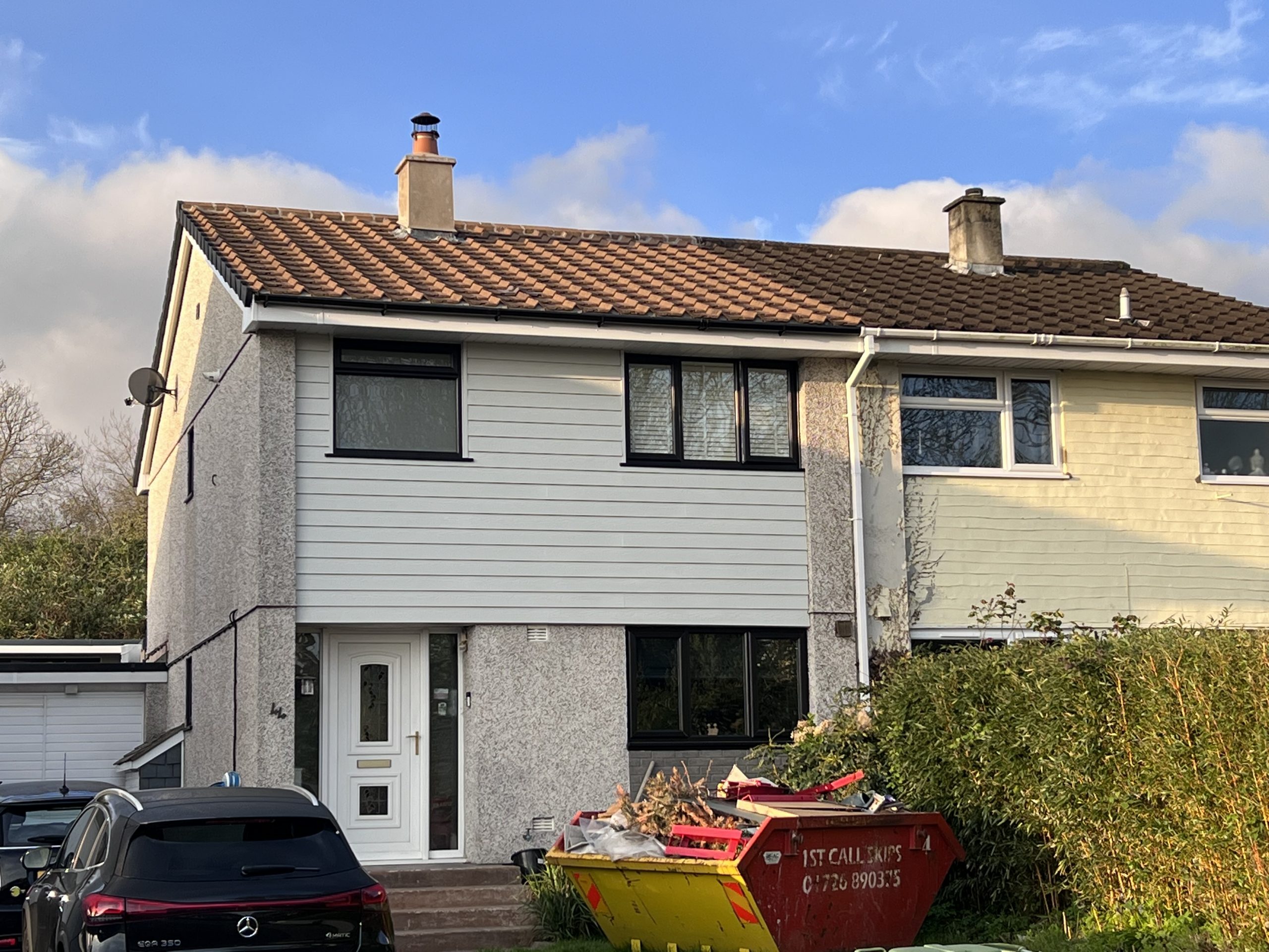 Replacement roof, facias guttering and soffits