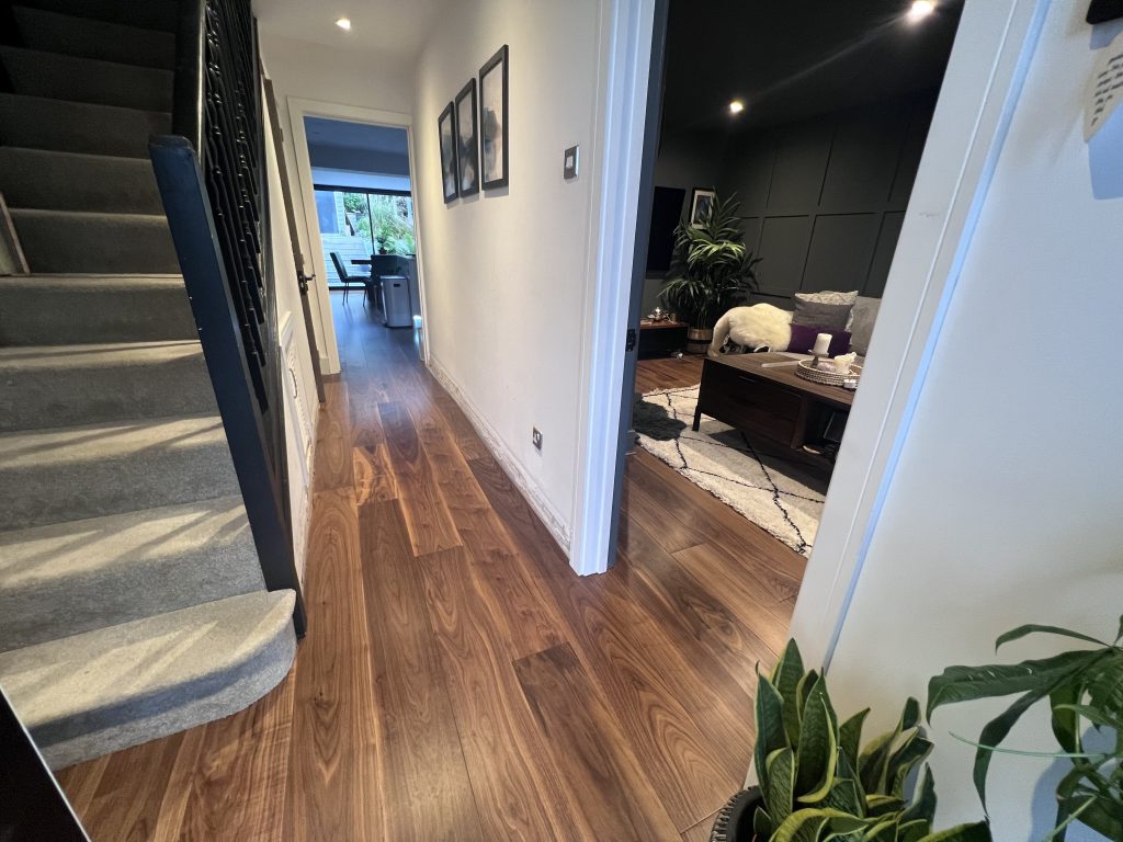 finished floor install, young and grove 